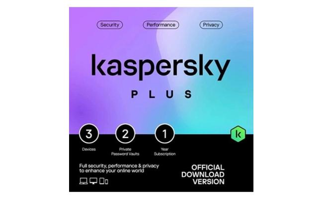 Kaspersky Plus Internet Security 2023 | 3 Devices | 1 Year