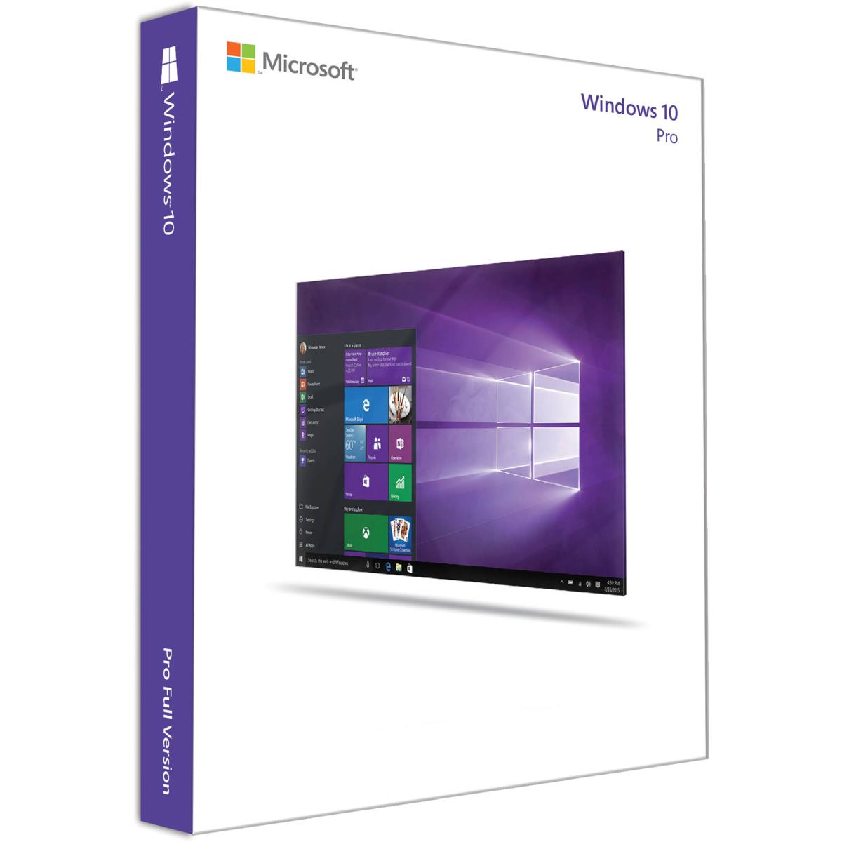 Microsoft Windows 10 Pro 64-Bit Eng Intl 1pk