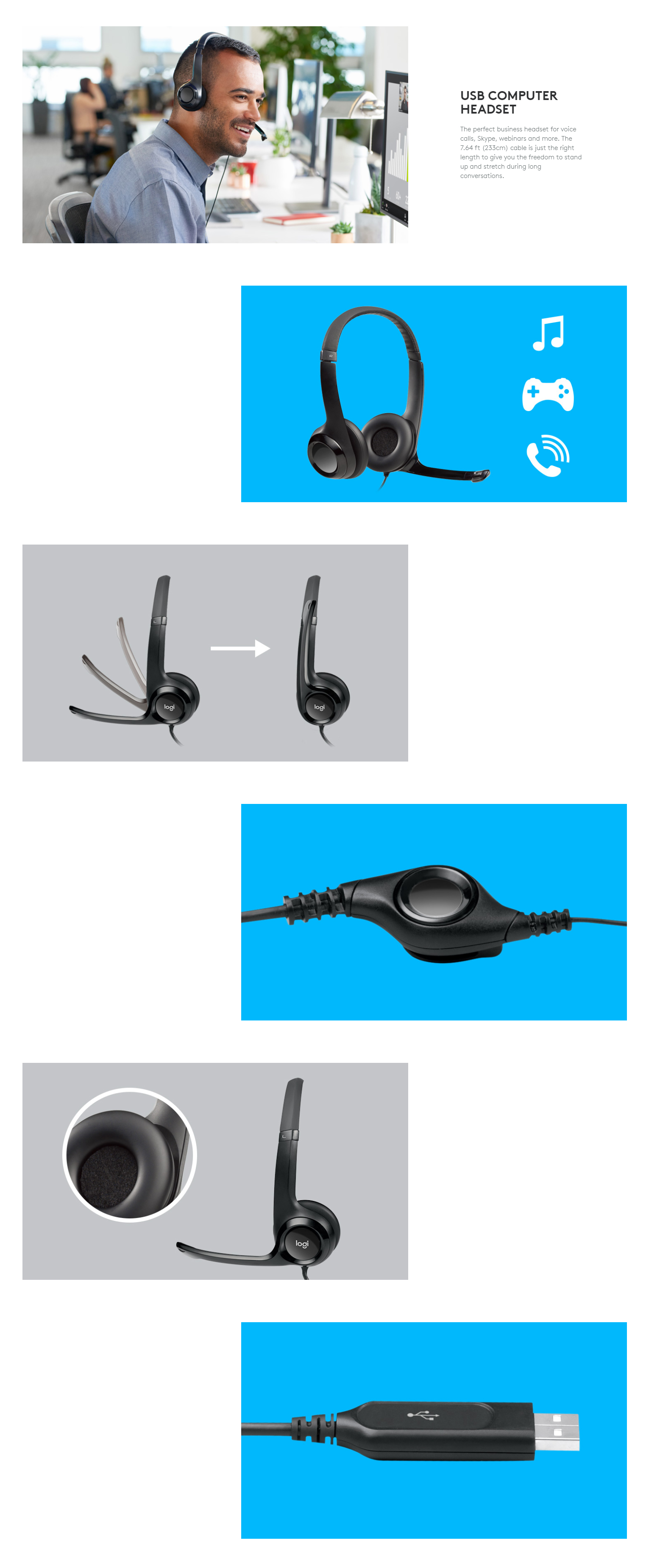 logitech h390 software