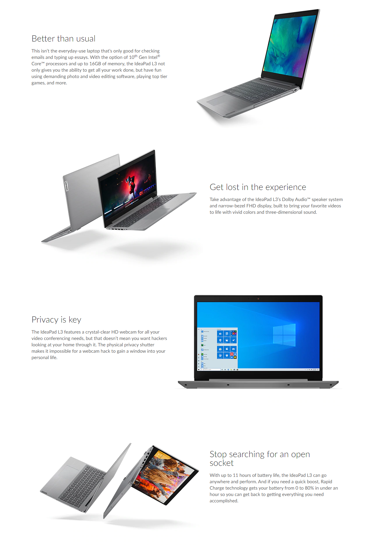 Lenovo Ideapad L3 15iml05 Core I7 10510u Laptop 81y300acax Compu Jordan For Computers